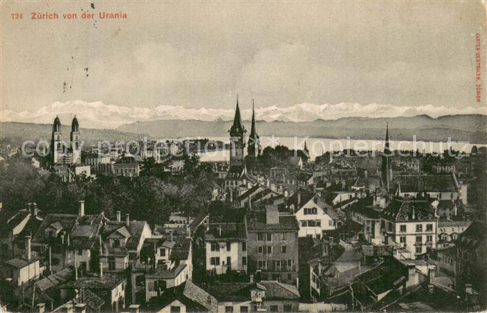 13756729 Zuerich ZH Vue depuis l'Urania Zuerich ZH