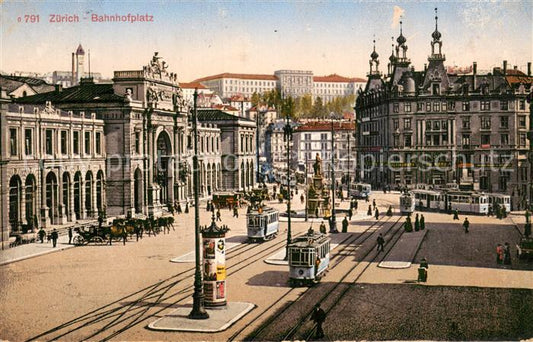 13756778 Zuerich ZH Bahnhofplatz Zuerich ZH