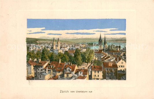 13757409 Zuerich ZH Vue depuis la tour à uranium Zuerich ZH