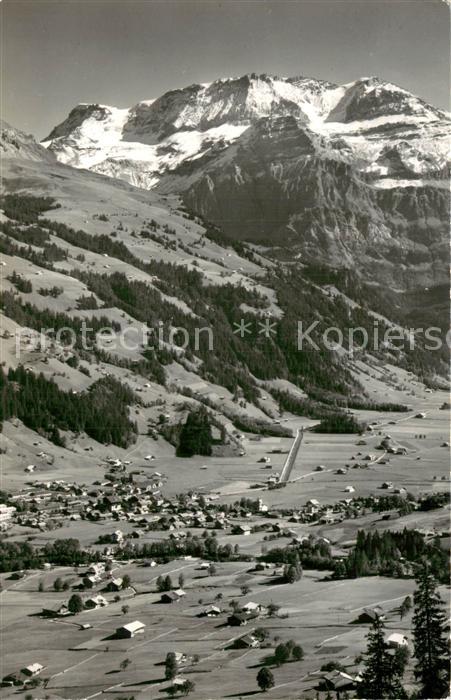 13763756 Lenk Simmental Fliegeraufnahme mit Wildstrubel