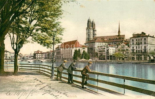 13781396 Zuerich ZH Jeu sur la Limmat Zuerich ZH