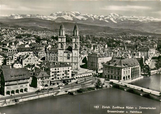 13782318 Zuerich ZH Zunfthaus Rueden und Zimmerleuten Grossmuenster Helmhaus Lim