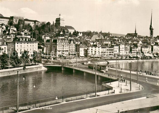 13782320 Zuerich ZH Bahnhofbruecke Limmat