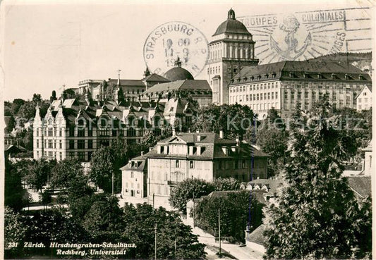 13782341 Zuerich ZH Hirschengraben Schulhaus Rechberg Universitaet