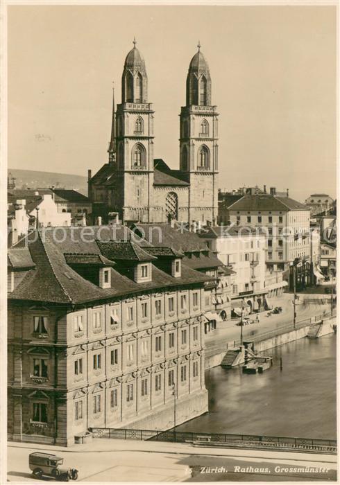 13782349 Zuerich ZH Rathaus Grossmuenster