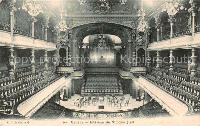 13788790 Geneve GE Interieur du Victoria Hall