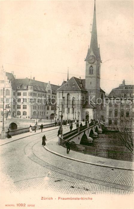 13789254 Zuerich ZH Fraumuensterkirche Vue extérieure Zuerich ZH