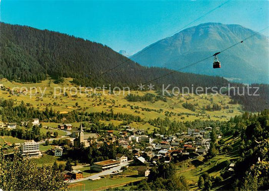 13789142 Fiesch VS Fliegeraufnahme mit Luftseilbahn Fiesch-Eggishorn