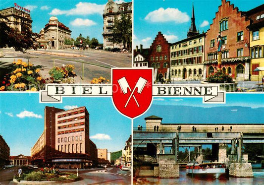 13792647 Biel Bienne Motive Innenstadt Altstadt Schleuse