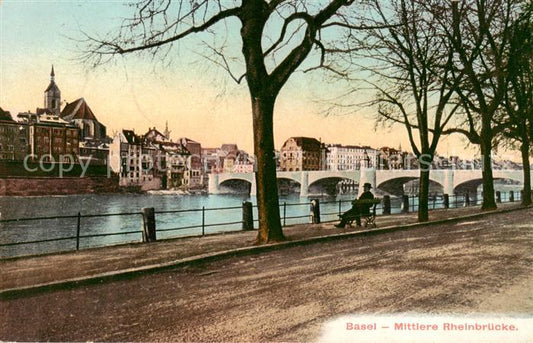 13792261 Bâle BS Mittlere Rheinbuecke Bâle BS