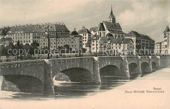 13792561 Basel BS Neue Mittlere Rheinbruecke Basel BS