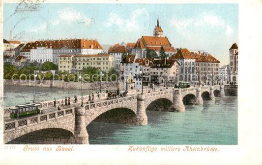 13792567 Bâle BS Futur pont sur le Rhin moyen Bâle BS