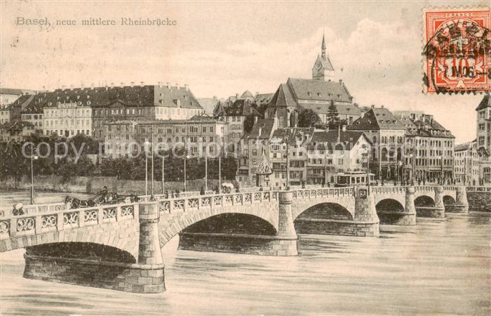 13792572 Basel BS Neue mittlere Rheinbruecke Basel BS