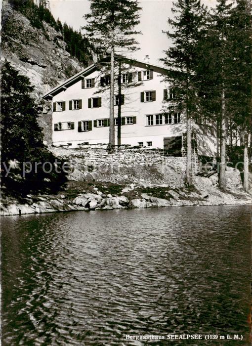 13795345 Seealpsee Saentis IR Berggasthaus Seealpsee