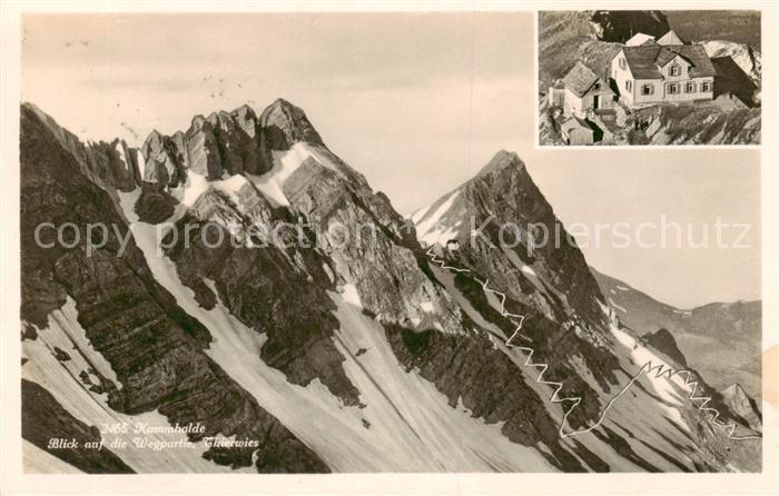 13795568 Thierwies AR Kammhalde Blick auf die Wegpartie Appenzeller Alpen Thierw