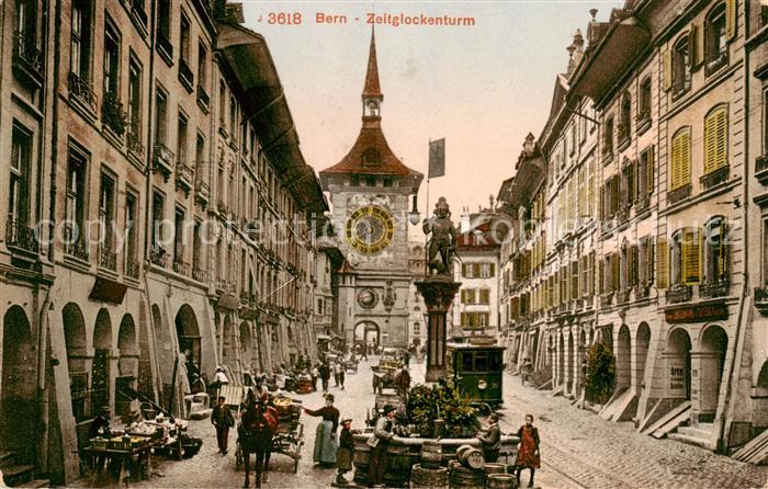 13795573 Bern BE Fontaine de la vieille ville Tour de l'horloge Bern BE