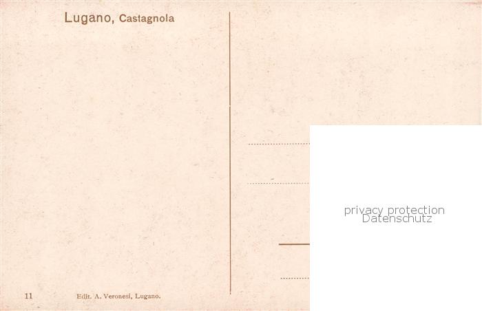 13795591 Lugano Lago di Lugano Carte d'artiste TI Castagnola