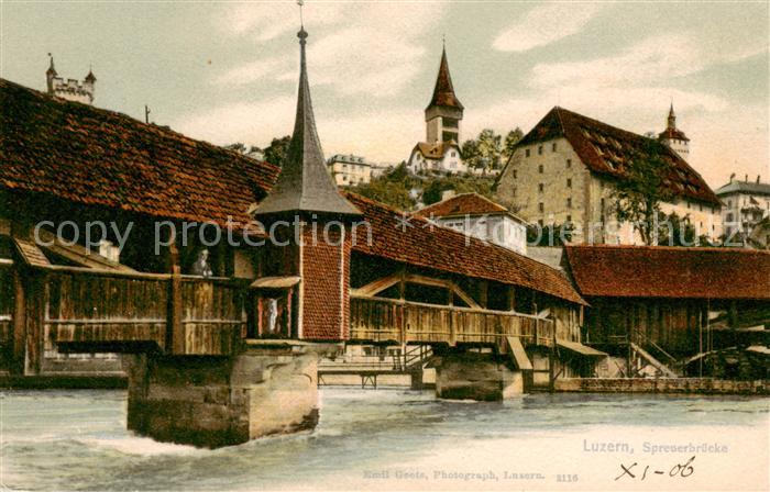 13795614 Lucerne LU Spreuerbrücke