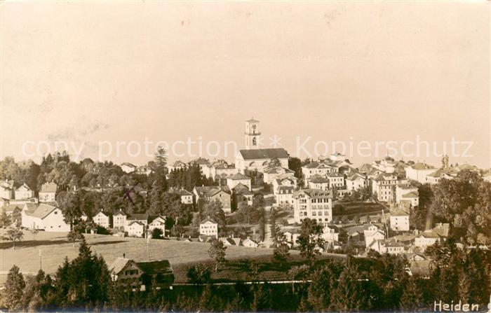 13795639 Heiden AR Stadtbild mit Kirche Kurort Heiden AR