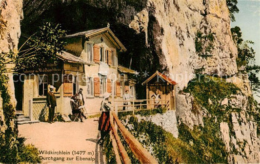 13795712 Appenzell IR Wildkirchlein passage à Ebenalp Appenzell IR