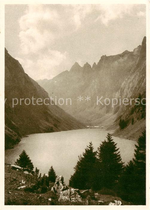 13795737 Faehlensee IR mit Altmann Appenzeller Alpen