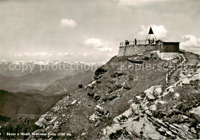 13795759 Lugano Lago di Lugano TI Bazar e Monte Generoso Vetta Vue lointaine sur les Alpes