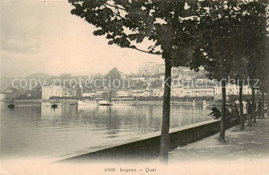 13800367 Lugano Lago di Lugano TI Quai