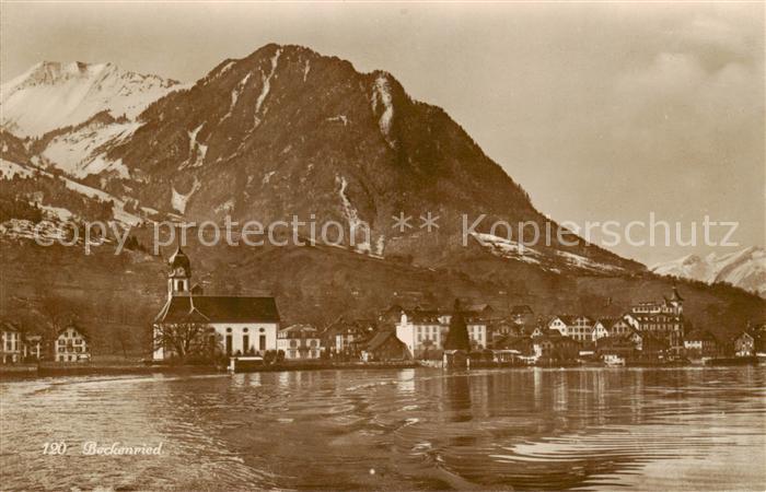 13800667 Beckenried Vierwaldstaettersee Panorama