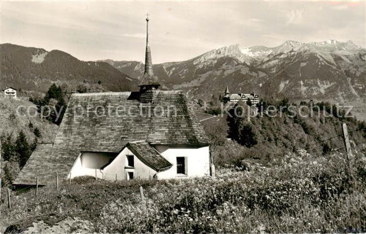 13800675 Flueeli-Ranft Fluehli-Ranft OW Ulrichkapelle mit Hotel Paxmontana und P