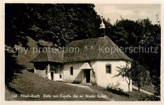 13800678 Flueeli-Ranft Fluehli-Ranft OW Zelle mit Kapelle des seligen Bruder Kla