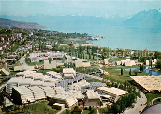 13801029 Lausanne VD Exposition nationale suisse 1964 Vue aerienne du secteur de