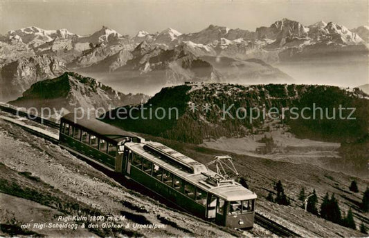 13795893 Rigi Kulm avec Rigi-Scheidegg Alpes glaronnaises Urner Alprn Rigibahn Rigi Ku