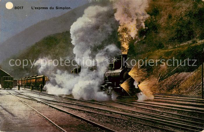 13795896 Locomotive à vapeur Simplon VS Express du Simplon Simplon VS