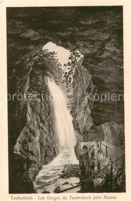 13796240 Bienne Cascade Taubenlochschlucht Gorges du Taubenloch Bienne Bie