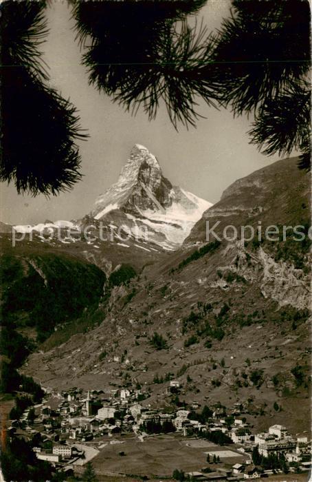 13796294 Zermatt VS Vue panoramique vers le Cervin Alpes valaisannes Zermatt V