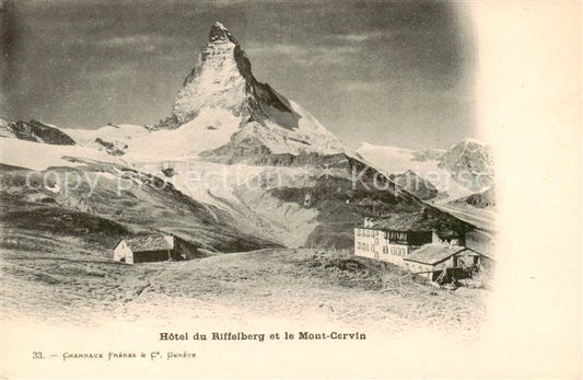 13796316 Zermatt VS Hôtel du Riffelberg et Mont Cervin Zermatt VS