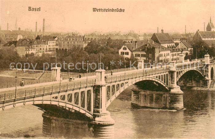 13796322 Basel BS Wettsteinbruecke Basel BS