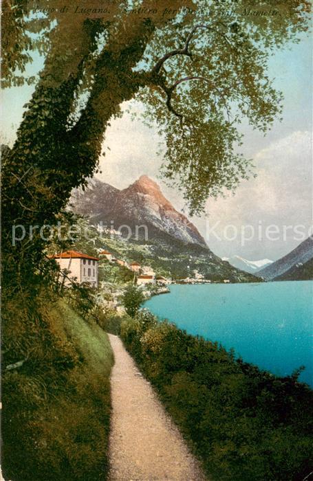 13796329 Oria Lago di Lugano TI Sentiero per Oria et San Mamette