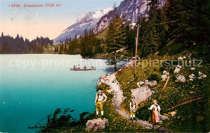 13796855 Seealpsee Saentis IR Lac de montagne Alpes appenzelloises