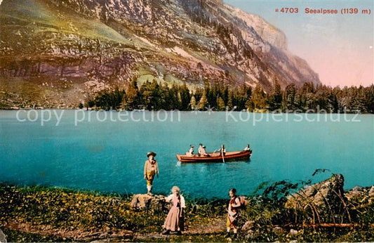 13796856 Seealpsee Saentis IR Lac de montagne Alpes appenzelloises