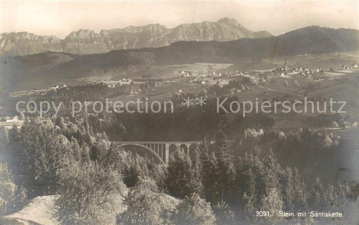 13796866 Stein AR Vue panoramique vers Saentiskette Alpes Appenzeller Stein AR