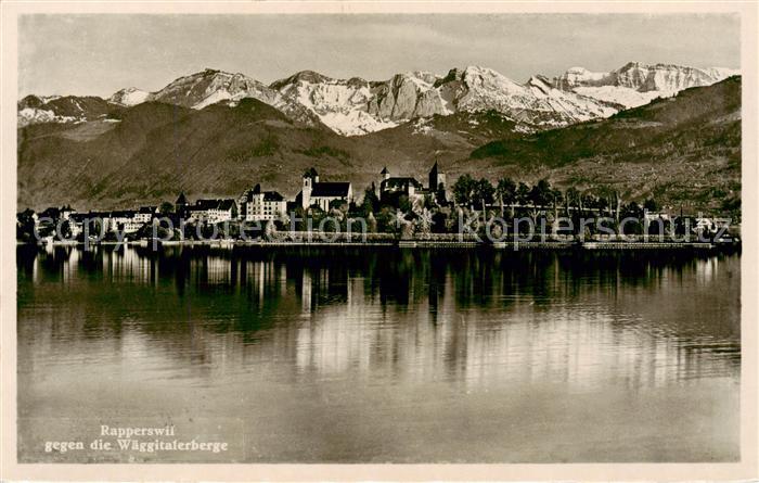 13796879 Rapperswil -Jona Rapperswyl Zuerichsee SG Vue panoramique vers Waeggita