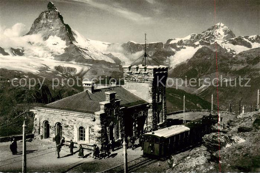 13797158 Gornergrat Zermatt VS avec vue sur le Cervin et la Dent Blanche