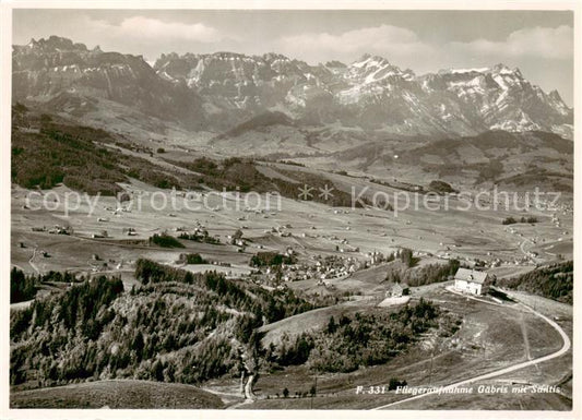 13797190 Gaebris 1251m AR Panorama avec les Alpes Appenzeller Saentis