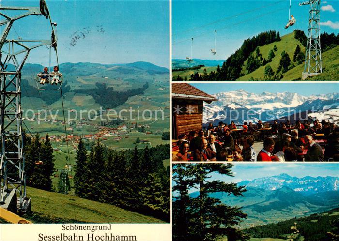 13797195 Télésiège Schoenengrund AR Berghaus terrasse ensoleillée Alpes appenzelloises S