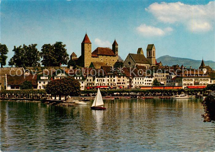 13797567 Rapperswil -Jona Rapperswyl Zuerichsee SG Église du château Vue depuis Ha