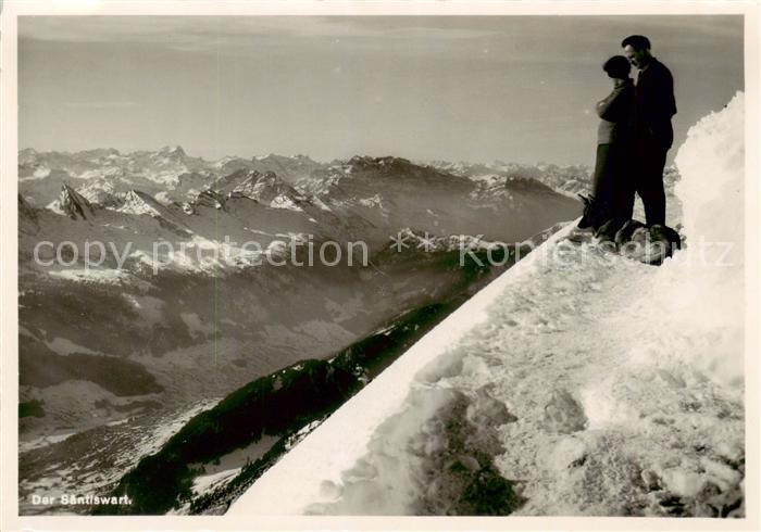 13797570 Saentis 2504m AR Der Saentiswart Fernsicht Alpenpanorama