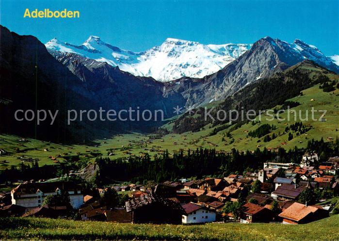 13797604 Adelboden BE Panorama Berner Oberland mit Tierhoernli Steghorn Wildstru