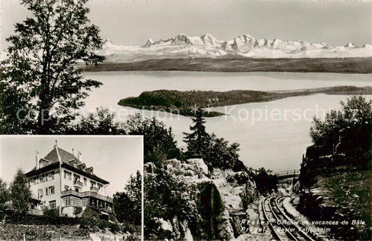 13795932 Preles Praegelz BE Bâle maison de vacances ligne ferroviaire panoramique