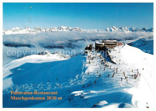 13796118 Flumserberg SG Panorama Restaurant Maschgenkamm Fliegeraufnahme